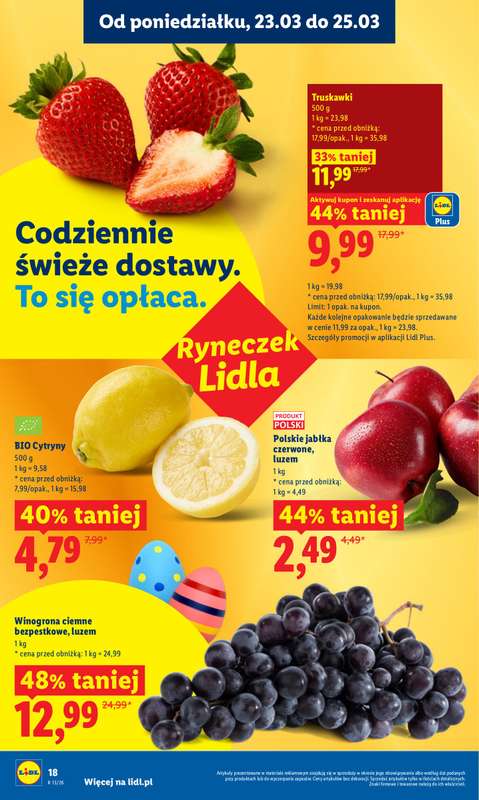 Lidl - gazetka promocyjna Oferta od poniedziałku od poniedziałku 23.03 do środy 25.03 - strona 18