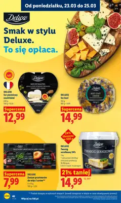 Lidl - gazetka promocyjna Oferta od poniedziałku od poniedziałku 23.03 do środy 25.03 - strona 40