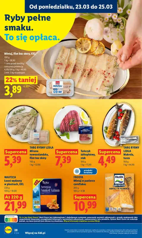 Lidl - gazetka promocyjna Oferta od poniedziałku od poniedziałku 23.03 do środy 25.03 - strona 28