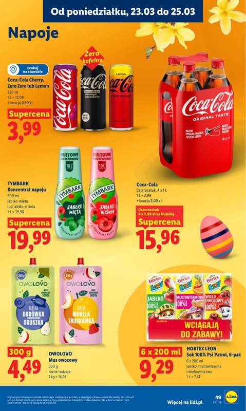 Lidl - gazetka promocyjna Oferta od poniedziałku od poniedziałku 23.03 do środy 25.03 - strona 49