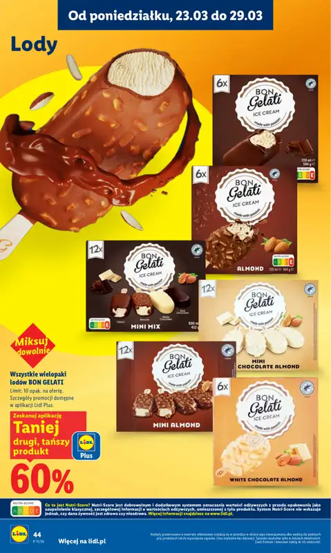 Lidl - gazetka promocyjna Oferta od poniedziałku od poniedziałku 23.03 do środy 25.03 - strona 44