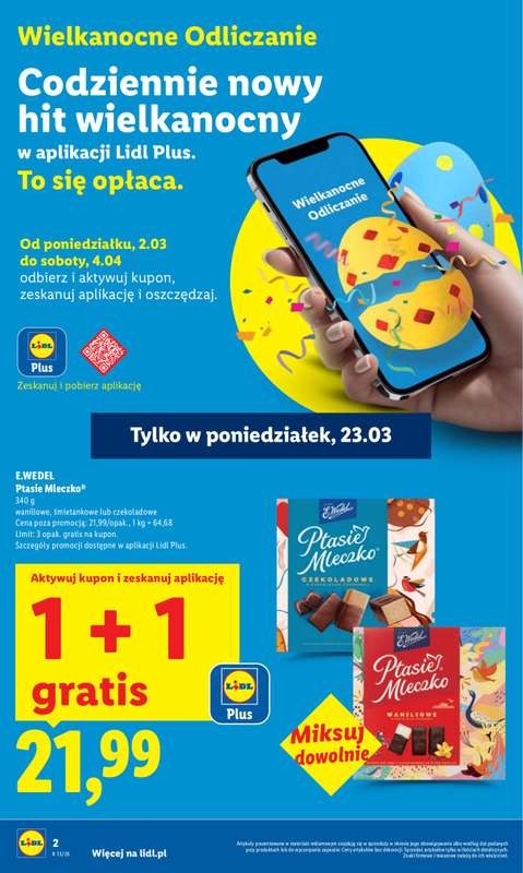 Lidl - gazetka promocyjna Oferta od poniedziałku od poniedziałku 23.03 do środy 25.03 - strona 2
