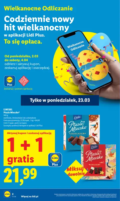 Lidl - gazetka promocyjna Oferta od poniedziałku od poniedziałku 23.03 do środy 25.03 - strona 2