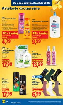 Lidl - gazetka promocyjna Oferta od poniedziałku od poniedziałku 23.03 do środy 25.03 - strona 58