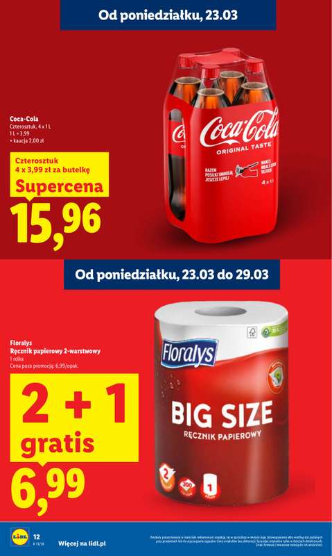 Lidl - gazetka promocyjna Oferta od poniedziałku od poniedziałku 23.03 do środy 25.03 - strona 12