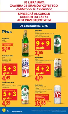 Lidl - gazetka promocyjna Oferta od poniedziałku od poniedziałku 23.03 do środy 25.03 - strona 50