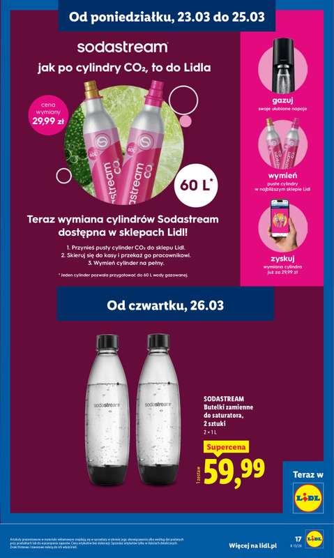 Lidl - gazetka promocyjna Oferta od poniedziałku od poniedziałku 23.03 do środy 25.03 - strona 17