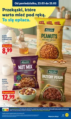 Lidl - gazetka promocyjna Oferta od poniedziałku od poniedziałku 23.03 do środy 25.03 - strona 47