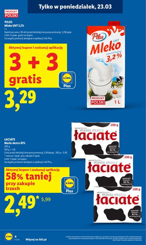 Lidl - gazetka promocyjna Oferta od poniedziałku od poniedziałku 23.03 do środy 25.03 - strona 4