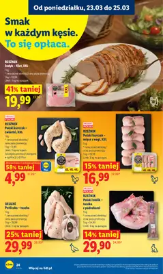 Lidl - gazetka promocyjna Oferta od poniedziałku od poniedziałku 23.03 do środy 25.03 - strona 24