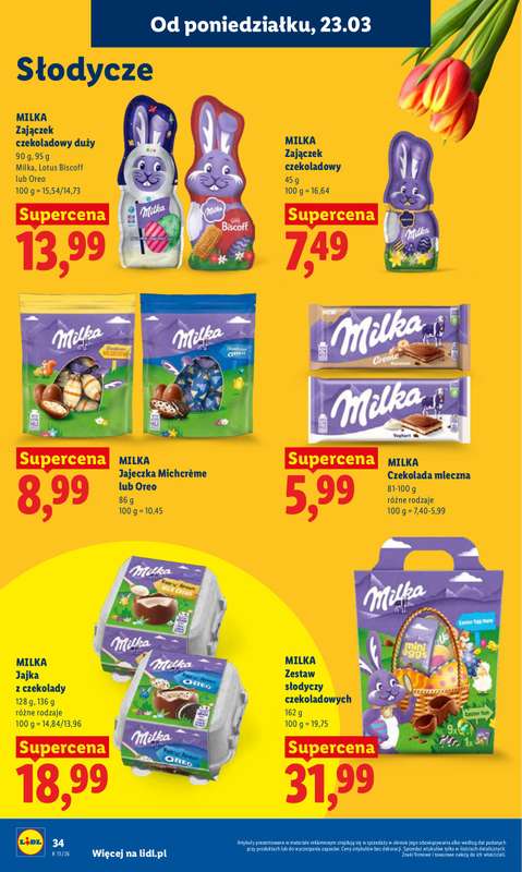 Lidl - gazetka promocyjna Oferta od poniedziałku od poniedziałku 23.03 do środy 25.03 - strona 34
