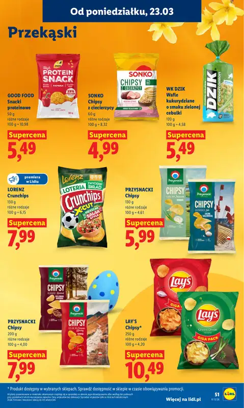 Lidl - gazetka promocyjna Oferta od poniedziałku od poniedziałku 23.03 do środy 25.03 - strona 51