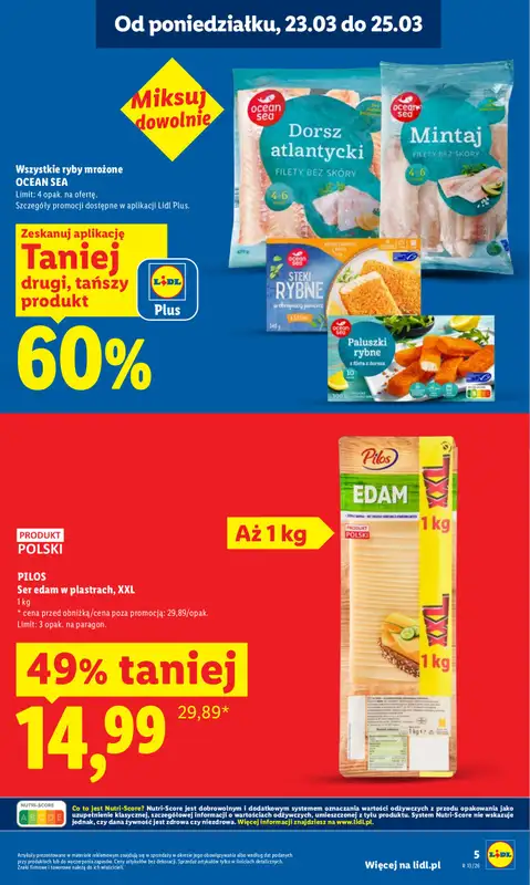 Lidl - gazetka promocyjna Oferta od poniedziałku od poniedziałku 23.03 do środy 25.03 - strona 5