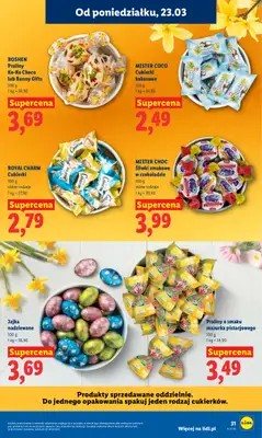 Lidl - gazetka promocyjna Oferta od poniedziałku od poniedziałku 23.03 do środy 25.03 - strona 31