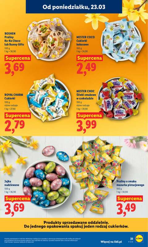 Lidl - gazetka promocyjna Oferta od poniedziałku od poniedziałku 23.03 do środy 25.03 - strona 31