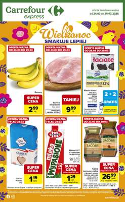 Carrefour Express - gazetka promocyjna Gazetka Express od wtorku 24.03 do poniedziałku 30.03