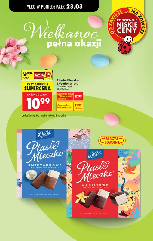 Biedronka - gazetka promocyjna Od poniedziałku od poniedziałku 23.03 do niedzieli 29.03 - strona 4