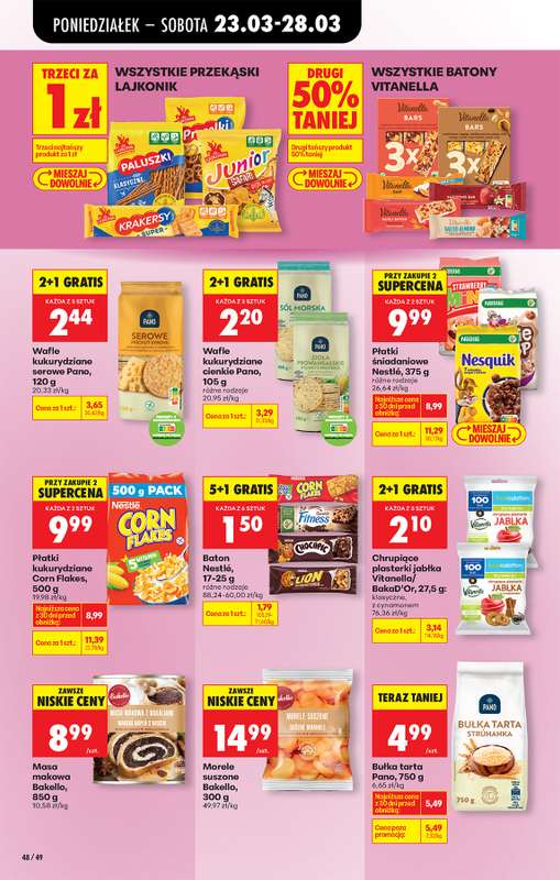 Biedronka - gazetka promocyjna Od poniedziałku, Z ladą tradycyjną od poniedziałku 23.03 do niedzieli 29.03 - strona 68