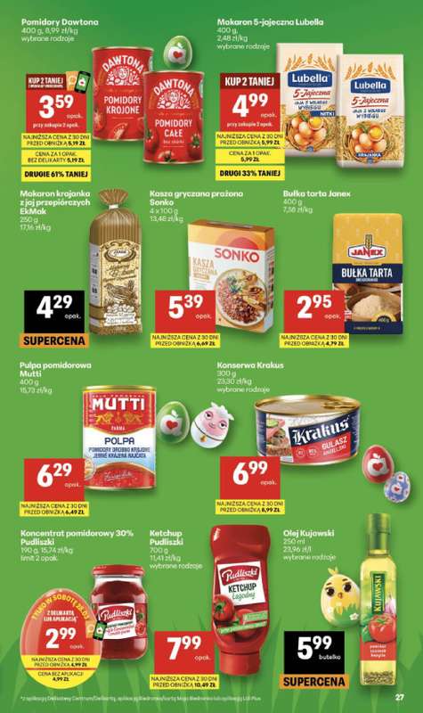 Delikatesy Centrum - gazetka promocyjna Gazetka  do środy 01.04 - strona 27