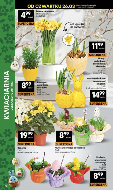 Delikatesy Centrum - gazetka promocyjna Gazetka  do środy 01.04 - strona 12