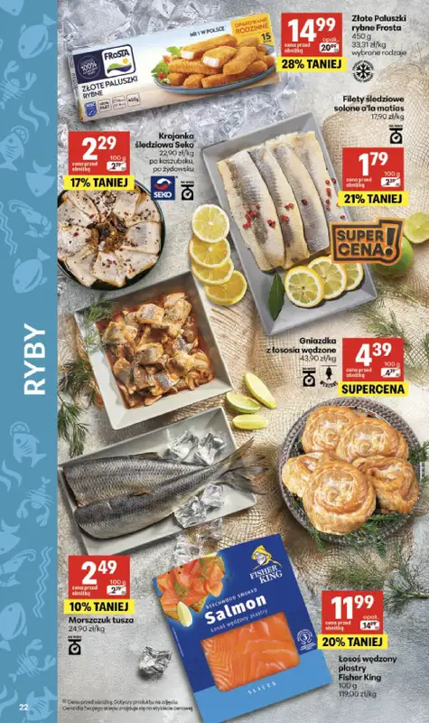 Delikatesy Centrum - gazetka promocyjna Gazetka  do środy 01.04 - strona 22