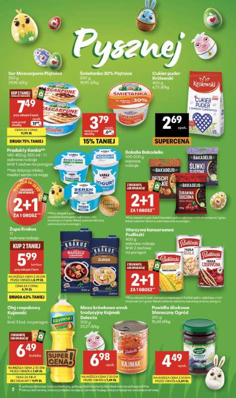 Delikatesy Centrum - gazetka promocyjna Gazetka  do środy 01.04 - strona 2