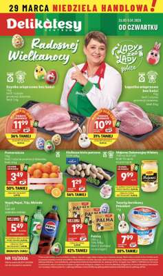 Delikatesy Centrum - gazetka promocyjna Gazetka  do środy 01.04