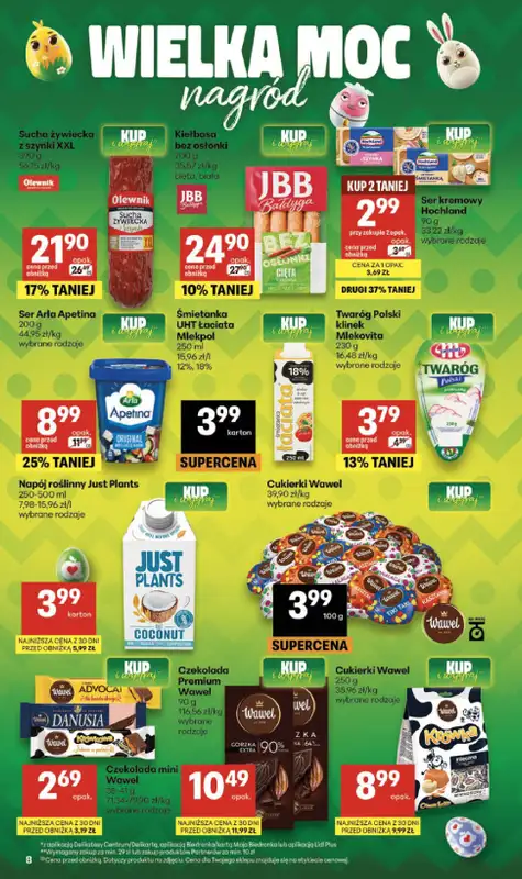 Delikatesy Centrum - gazetka promocyjna Gazetka  do środy 01.04 - strona 8