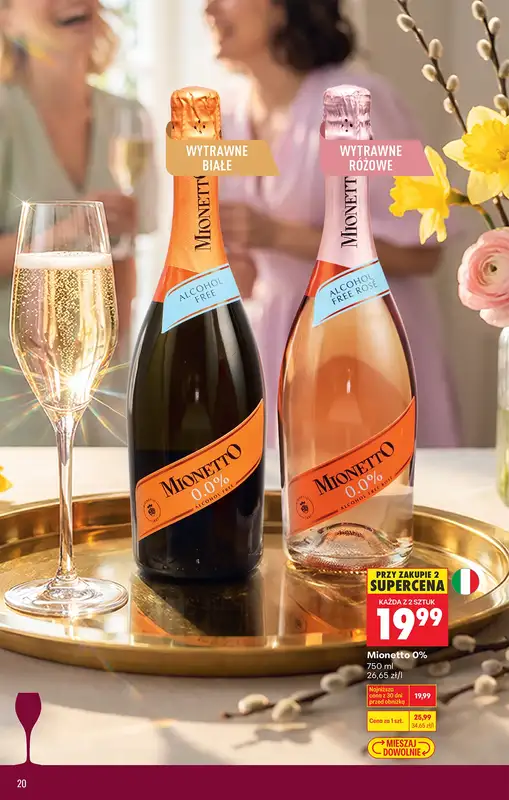 Biedronka - gazetka promocyjna Czas na toast od poniedziałku 23.03 do soboty 04.04 - strona 22