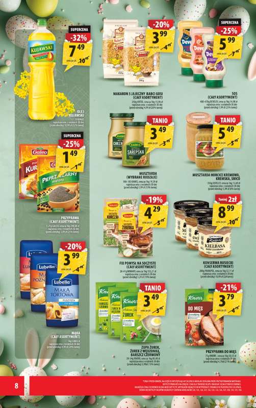 Arhelan - gazetka promocyjna Gazetka od piątku 27.03 do niedzieli 05.04 - strona 8