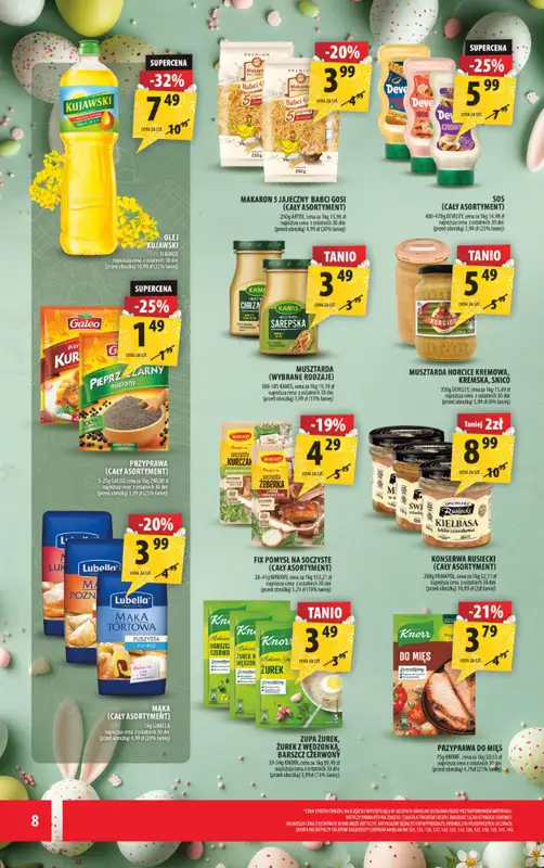 Arhelan - gazetka promocyjna Gazetka od piątku 27.03 do niedzieli 05.04 - strona 8