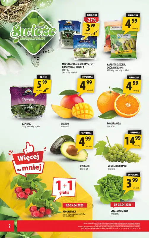 Arhelan - gazetka promocyjna Gazetka od piątku 27.03 do niedzieli 05.04 - strona 2