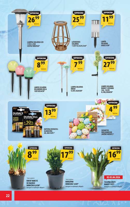 Arhelan - gazetka promocyjna Gazetka od piątku 27.03 do niedzieli 05.04 - strona 22