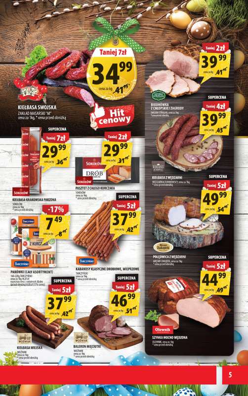 Arhelan - gazetka promocyjna Gazetka od piątku 27.03 do niedzieli 05.04 - strona 5