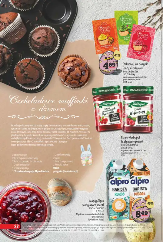 Arhelan - gazetka promocyjna Smaki Wielkanocy od poniedziałku 23.03 do niedzieli 12.04 - strona 22