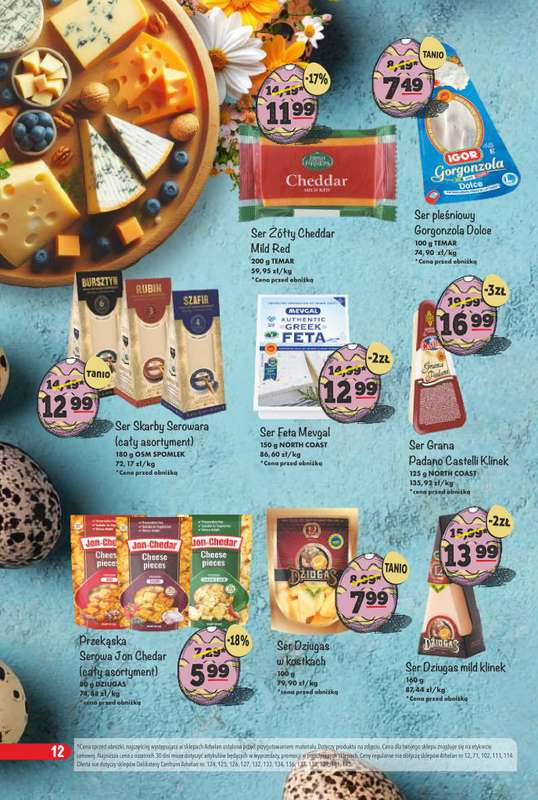 Arhelan - gazetka promocyjna Smaki Wielkanocy od poniedziałku 23.03 do niedzieli 12.04 - strona 12