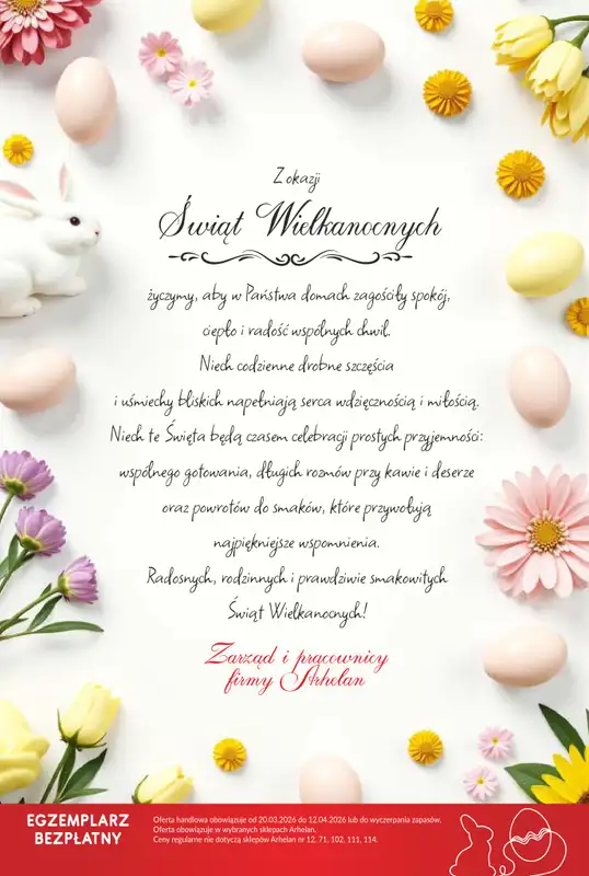 Arhelan - gazetka promocyjna Smaki Wielkanocy od poniedziałku 23.03 do niedzieli 12.04 - strona 24