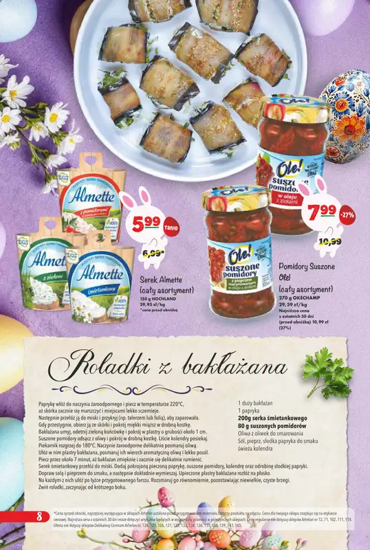 Arhelan - gazetka promocyjna Smaki Wielkanocy od poniedziałku 23.03 do niedzieli 12.04 - strona 8