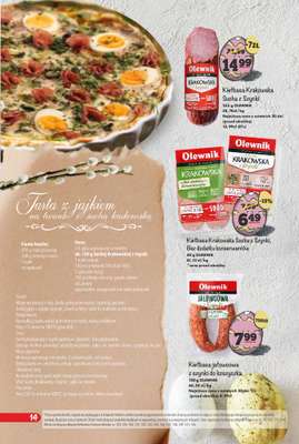 Arhelan - gazetka promocyjna Smaki Wielkanocy od poniedziałku 23.03 do niedzieli 12.04 - strona 14