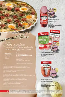 Arhelan - gazetka promocyjna Smaki Wielkanocy od poniedziałku 23.03 do niedzieli 12.04 - strona 14