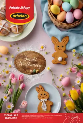 Arhelan - gazetka promocyjna Smaki Wielkanocy od poniedziałku 23.03 do niedzieli 12.04