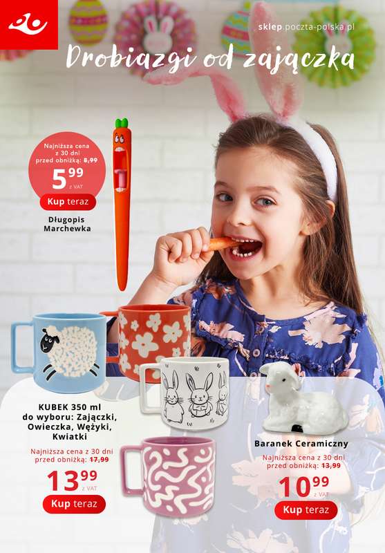 Poczta Polska - gazetka promocyjna Gazetka od poniedziałku 23.03 do niedzieli 05.04 - strona 3