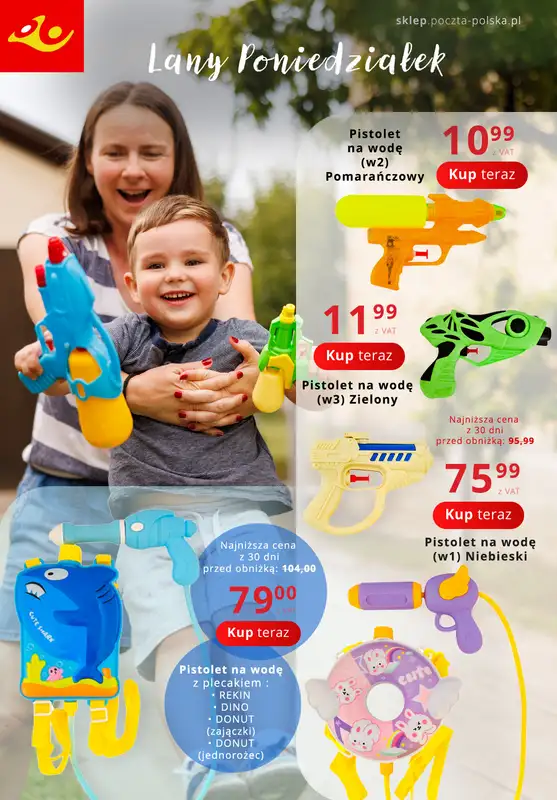 Poczta Polska - gazetka promocyjna Gazetka od poniedziałku 23.03 do niedzieli 05.04 - strona 4