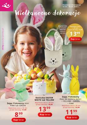 Poczta Polska - gazetka promocyjna Gazetka od poniedziałku 23.03 do niedzieli 05.04