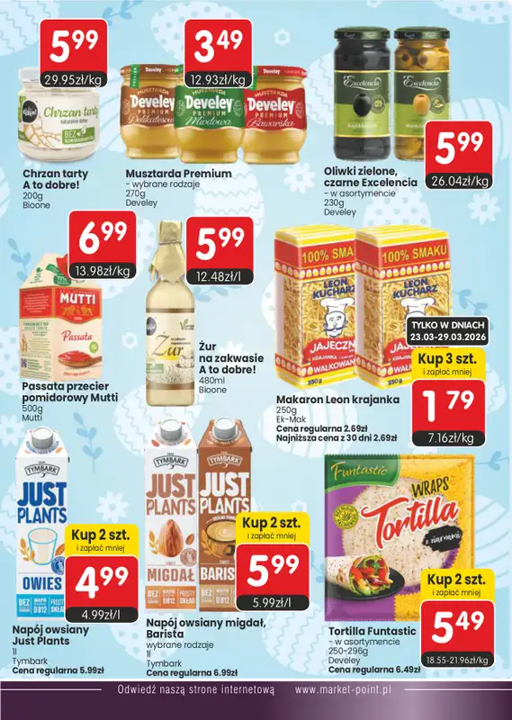 Market Point - gazetka promocyjna Gazetka od poniedziałku 23.03 do soboty 04.04 - strona 18