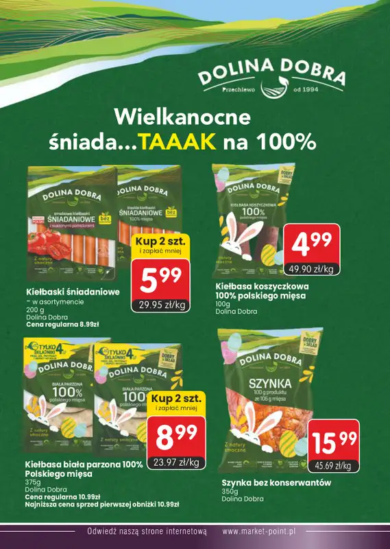 Market Point - gazetka promocyjna Gazetka od poniedziałku 23.03 do soboty 04.04 - strona 5