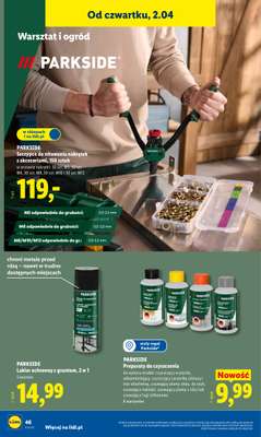 Lidl - gazetka promocyjna Katalog od poniedziałku 30.03 do soboty 04.04 - strona 56