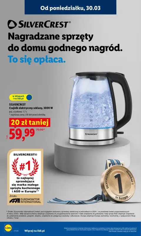 Lidl - gazetka promocyjna Katalog od poniedziałku 30.03 do soboty 04.04 - strona 12