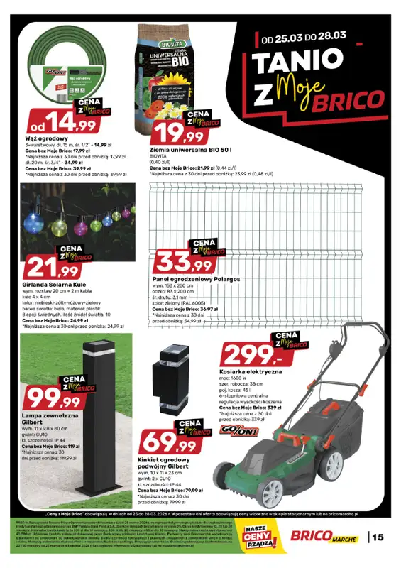 Bricomarche - gazetka promocyjna Tanio z MojeBrico od środy 25.03 do soboty 28.03 - strona 3