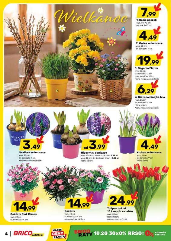 Bricomarche - gazetka promocyjna Gazetka od środy 25.03 do soboty 04.04 - strona 4